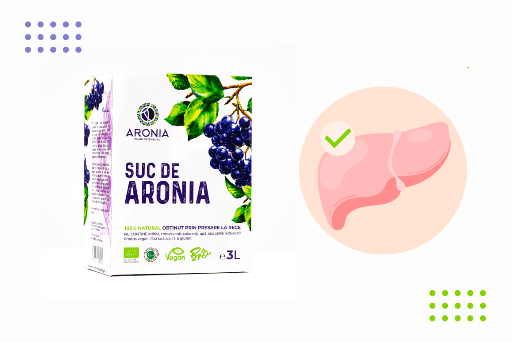 Sucul de aronia — un remediu natural care protejează ficatul