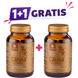 Black October - Cătină Forte 120 Capsule RAW ECO (RO-ECO-029) - Promotie