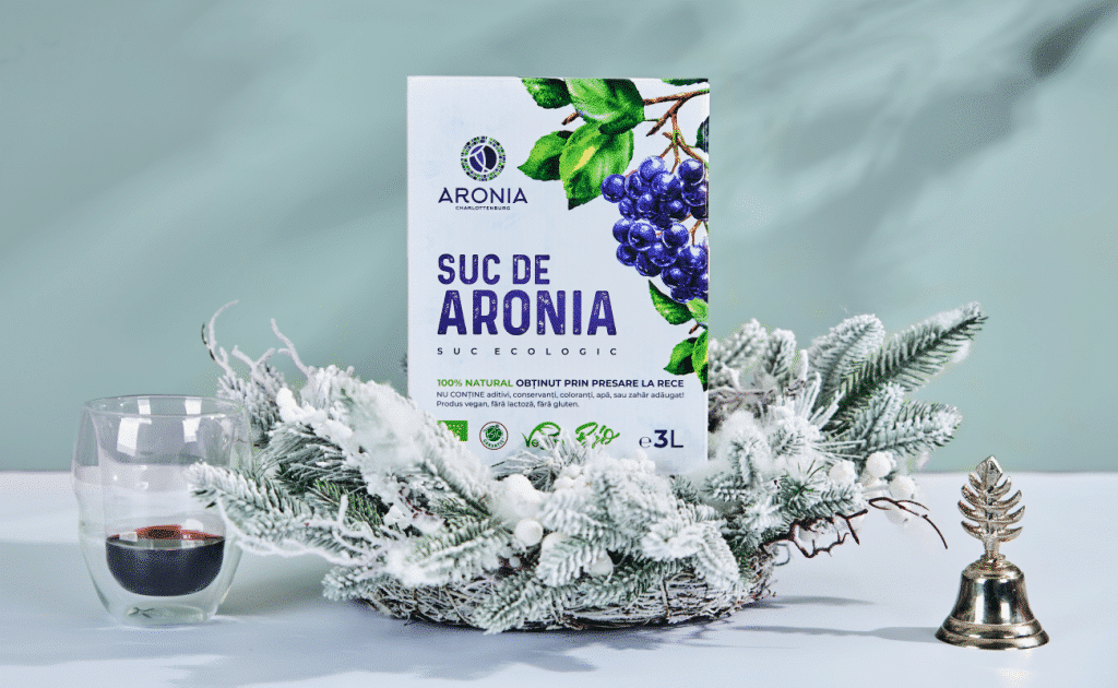 Sucul de Aronia — “scutul” care protejează sistemul imunitar în perioada sărbătorilor