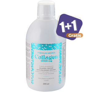 Premium Aronia Colagen 10.000 mg – formulă avansată pentru piele, păr și unghii sănătoase & frumoase