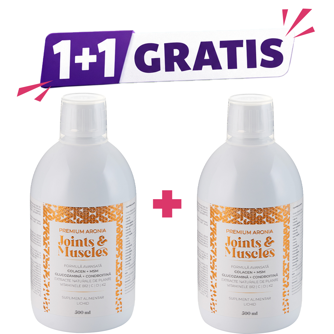 Premium Aronia Colagen Joints & Muscles – formulă avansată pentru articulații, mușchi și oase sănătoase