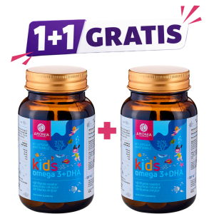 Oferte de Toamnă la Suplimente Naturale cu Aronia - Kids Omega 3 + DHA — 60 capsule masticabile pentru creșterea și dezvoltarea sănătoasă a copiilor - oferte de toamnă de la Aronia Charlottenburg