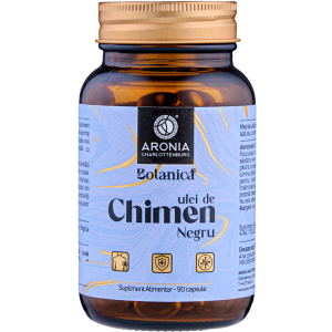 Ulei de Chimen Negru (Negrilica) Premium Vegan — 90 capsule, cu proprietăți antioxidante, antiinflamatoare și antimicrobiene