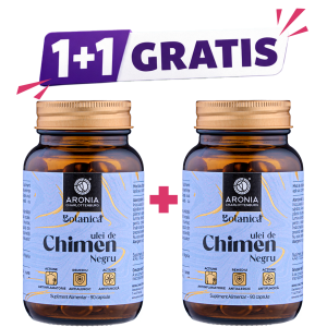 Oferte de Vară la Suplimente Naturale cu Aronia - Ulei de Chimen Negru (Negrilica) Premium Vegan — 90 capsule, cu proprietăți antioxidante, antiinflamatoare și antimicrobiene - oferte de vara de la Aronia Charlottenburg