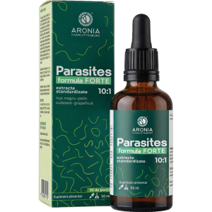 Parasites formula FORTE — formulă avansată cu proprietăți antiparazitare, antibacteriene, antifungice și antiseptice