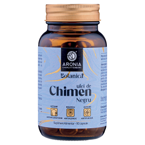 Ulei de Chimen Negru (Negrilica) Premium Vegan — 90 capsule, cu proprietăți antioxidante, antiinflamatoare și antimicrobiene