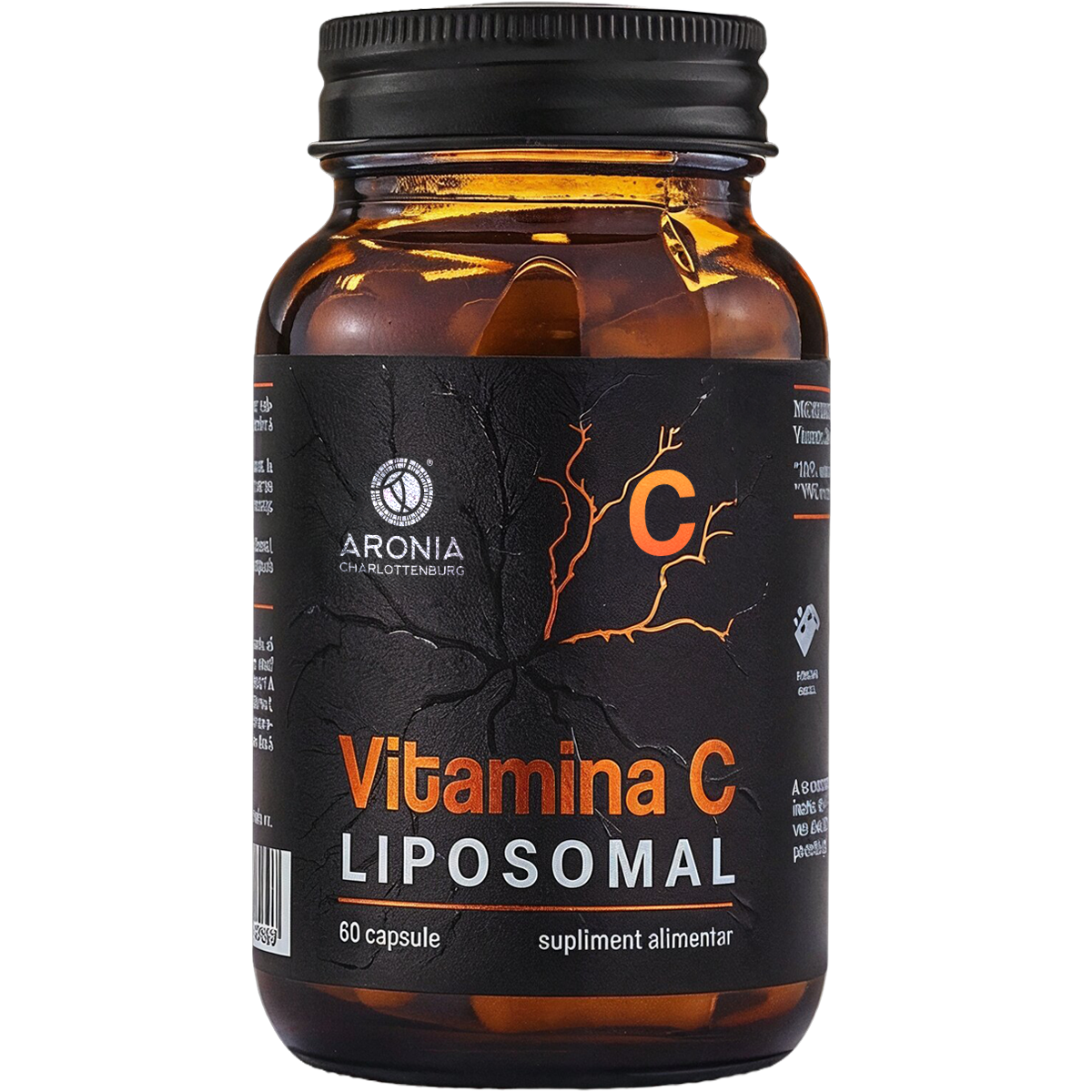 Vitamina C Lipozomală la 1000mg — 60 capsule cu capacitate de absorbție de peste 99% în organism