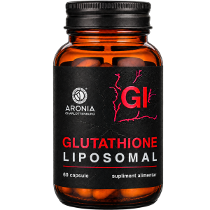 Glutathione Lipozomal la 200mg — 60 capsule cu un antioxidant puternic, care protejează ficatul, celulele și sistemul imunitar