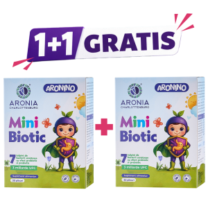 Aronino Mini Biotic — 7 probiotice care sprijină digestia, imunitatea și energia copiilor