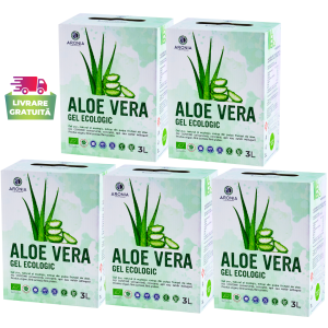 Black October - PROMO: 5x3L Aloe Vera GEL 3L (RO-ECO-029) - Promotie