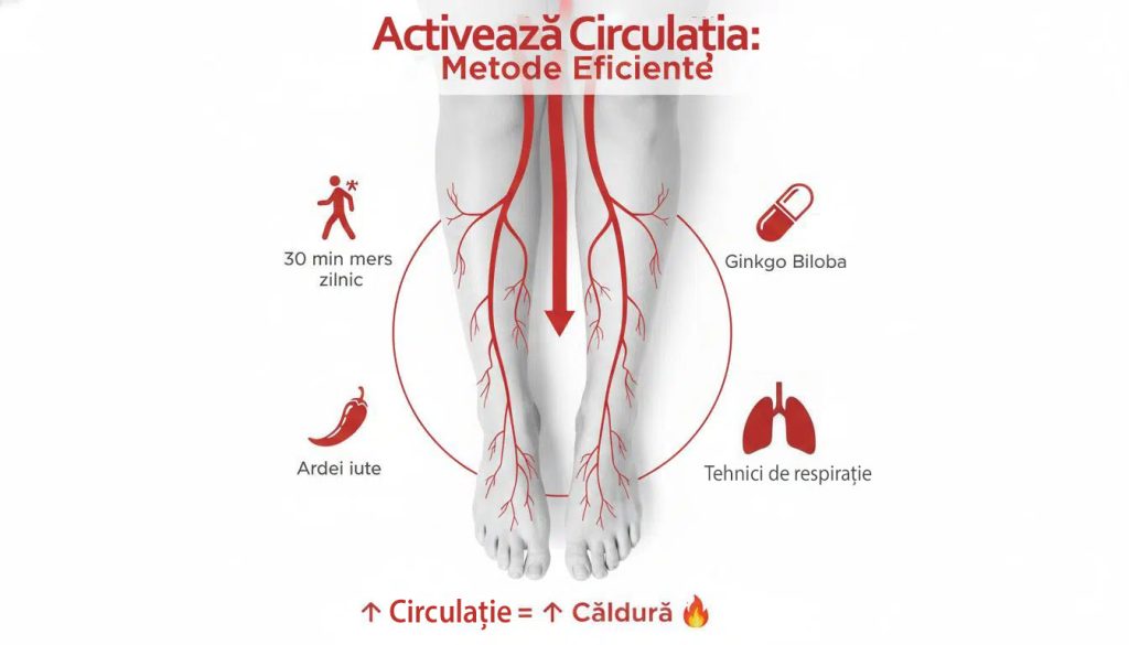 Cel mai bun tratament circulație periferică: soluții pentru picioare reci