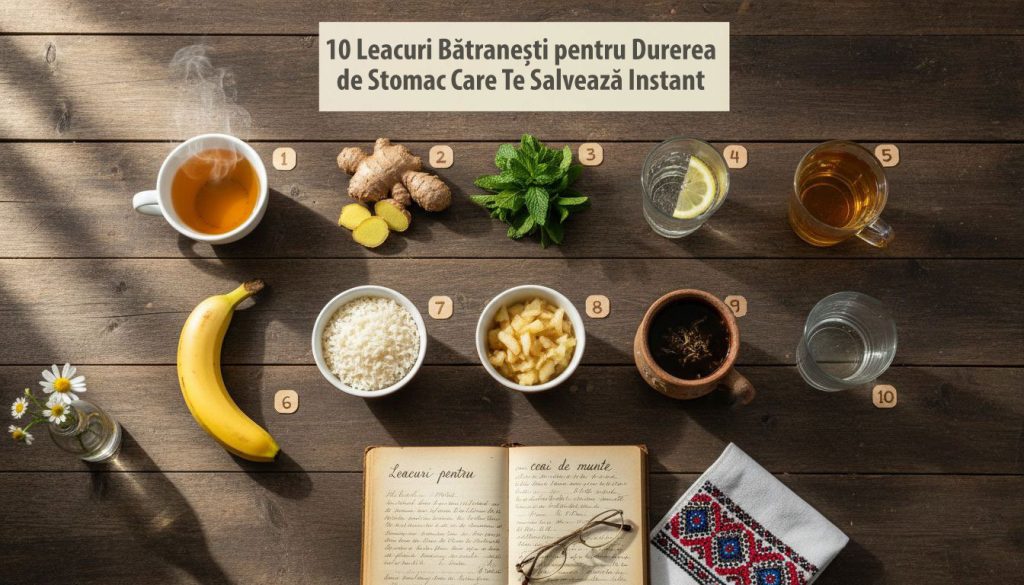 10 leacuri bătranești pentru durerea de stomac care te salvează instant