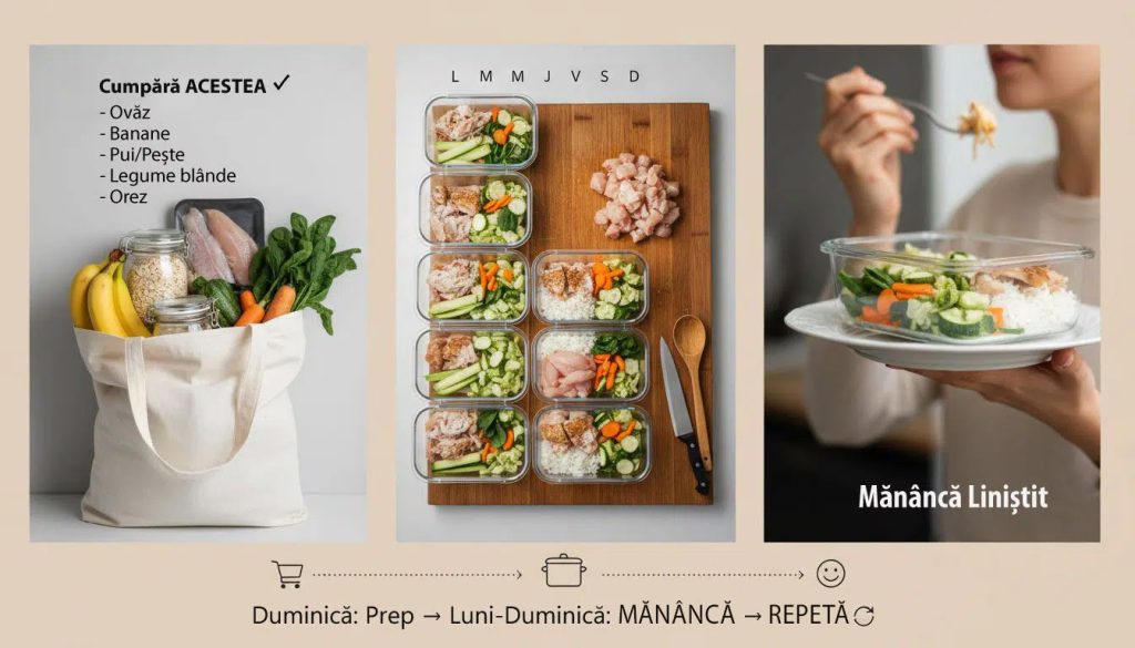 Exemplu de meniu în dieta pentru gastrită: plan săptămânal complet