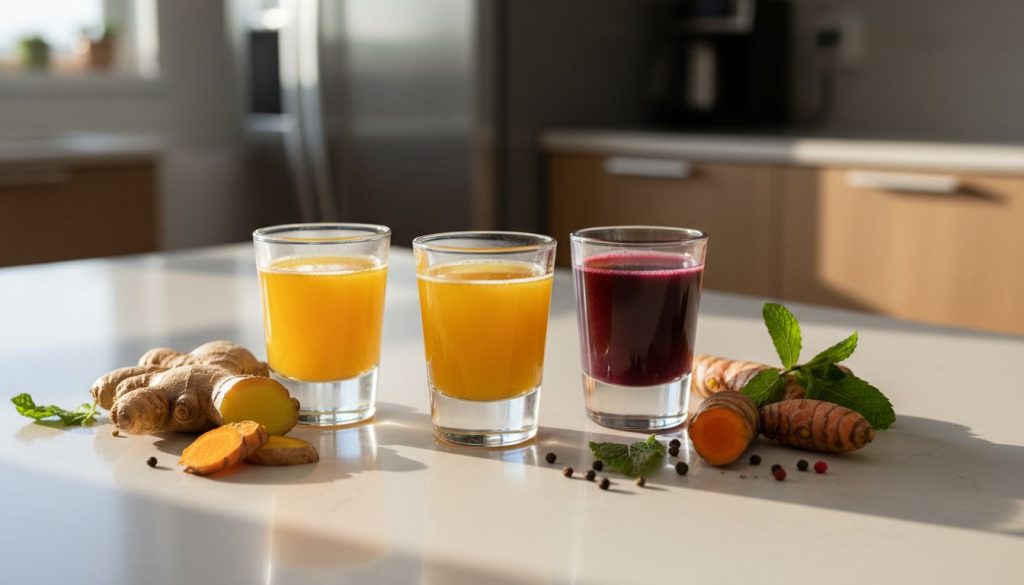 Rețeta pentru imunitate: shot-ul cu ghimbir, turmeric și opțional aronia