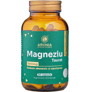 Magneziu Taurat la 1000 mg — 90 capsule pentru epuizare fizică și mentală, inimă și echilibru interior