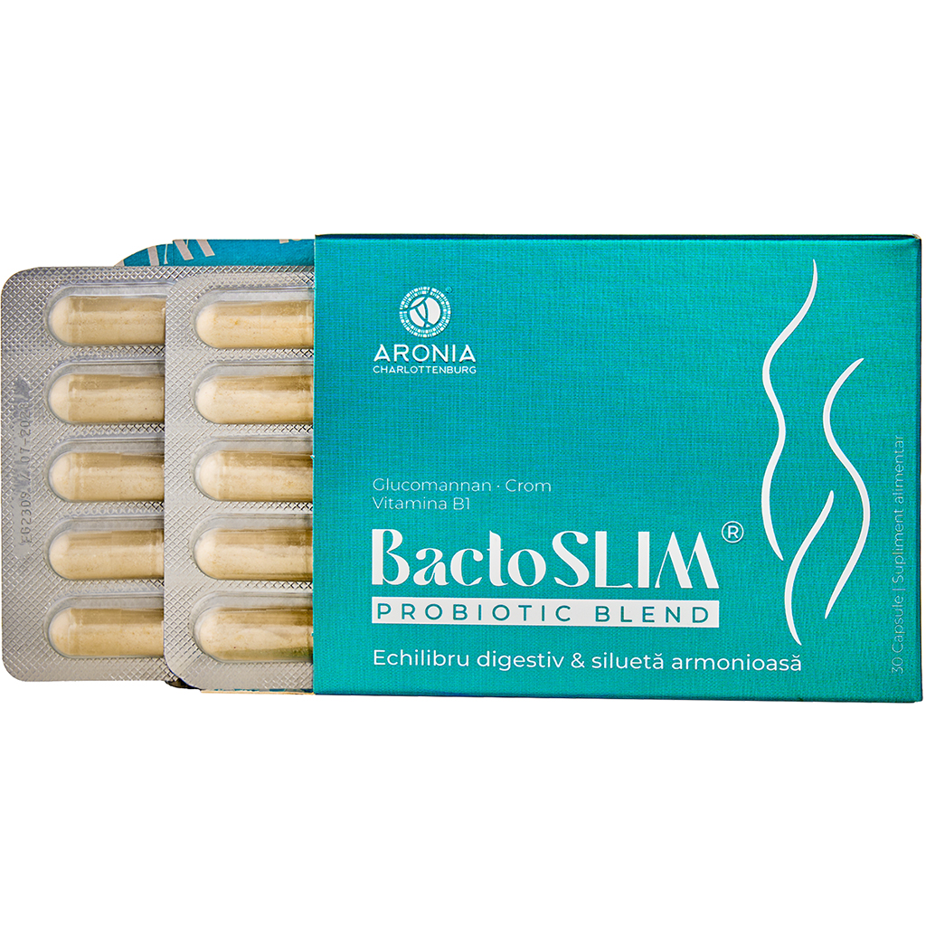 BactoSLIM® — formulă premium pentru digestie echilibrată și controlul apetitului, cu probiotice, prebiotice, plante și nutrienți esențiali, 1 - aronia-charlottenburg.ro