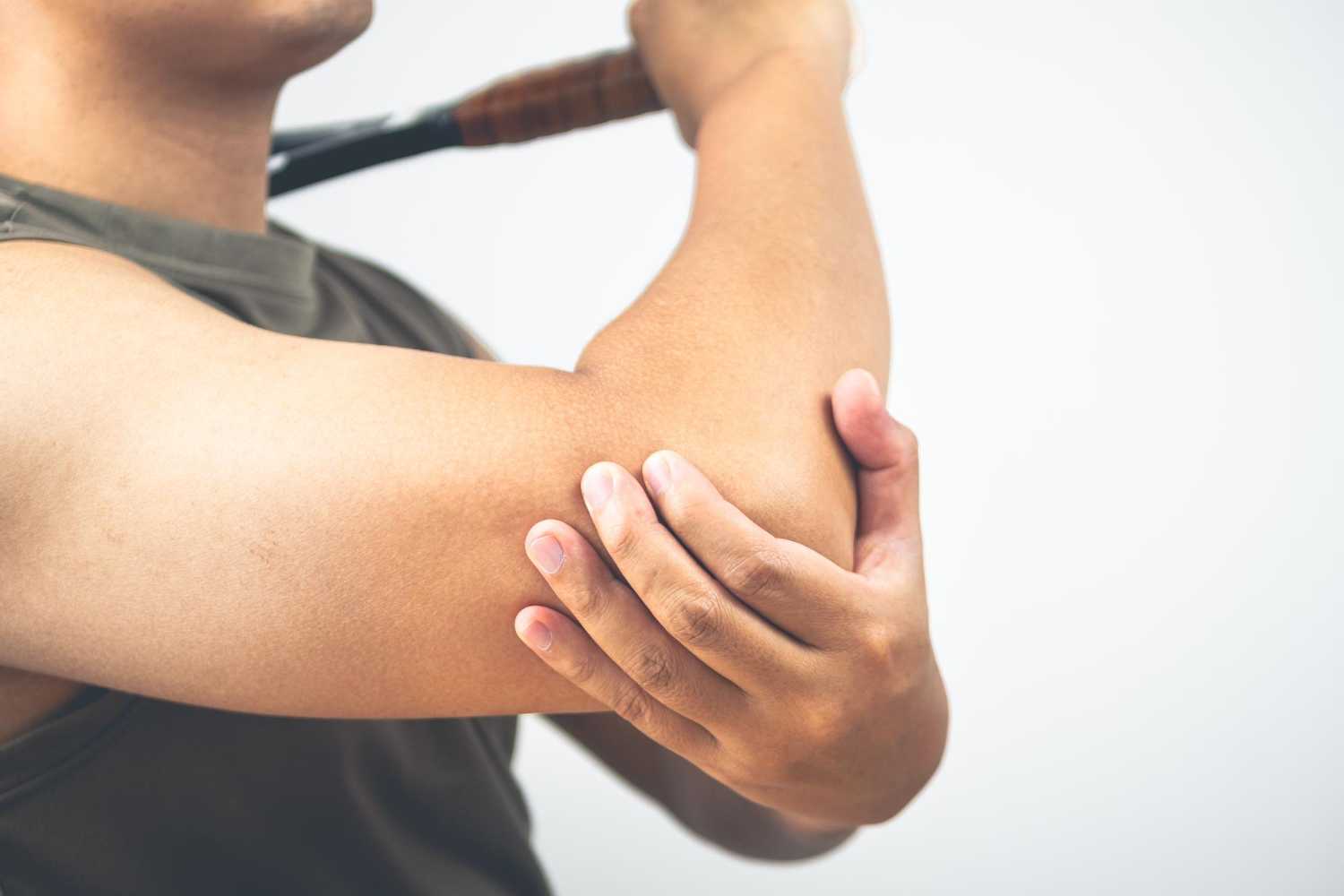 1. epicondilita barbat, cot