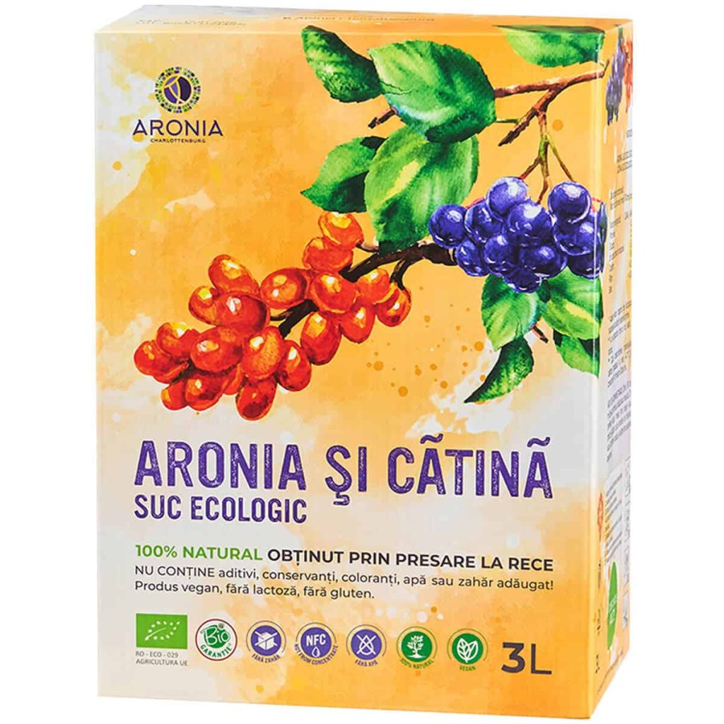 2. Ambrozie cand apare Suc Aronia si Catina 3L ECO