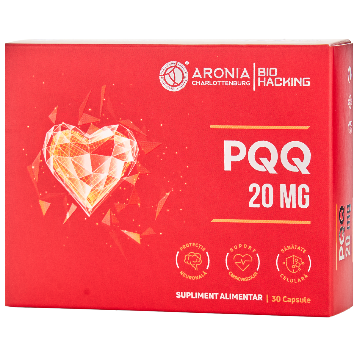 PQQ la 20 mg — 30 capsule care susțin sănătatea celulelor, performanța cognitivă și energia durabilă |  Bio Hacking