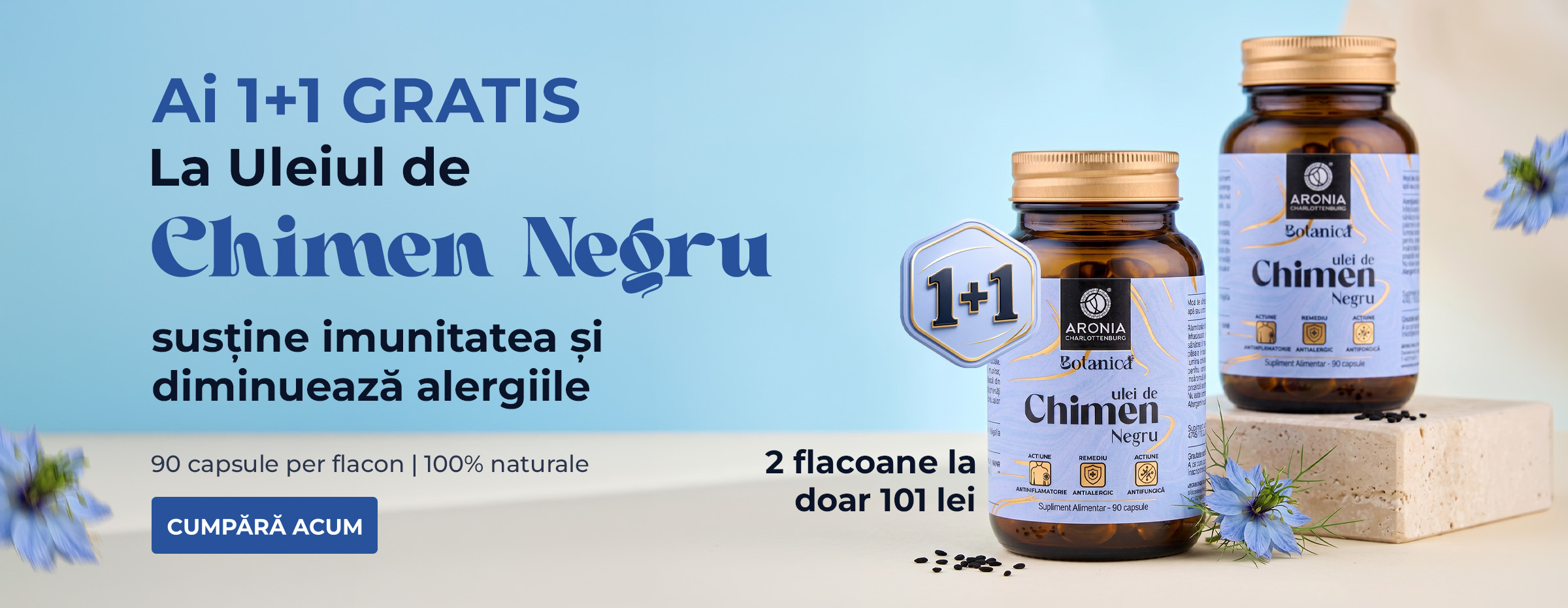 Uleiul de Chimen Negru 1+1