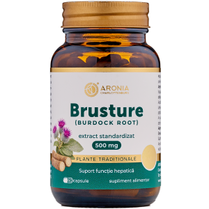 Oferte de Vară la Suplimente Naturale cu Aronia - Brusture 500 mg — 60 capsule cu extract concentrat din Rădăcină de Brusture pentru susținerea ficatului, sănătatea pielii și eliminarea excesului de lichide | Plante Tradiționale - oferte de vara de la Aronia Charlottenburg