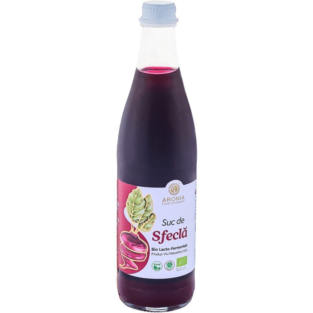 4. Suc de Sfecla BIO Lacto Fermentat Produs Viu Nepasteurizat 500ml