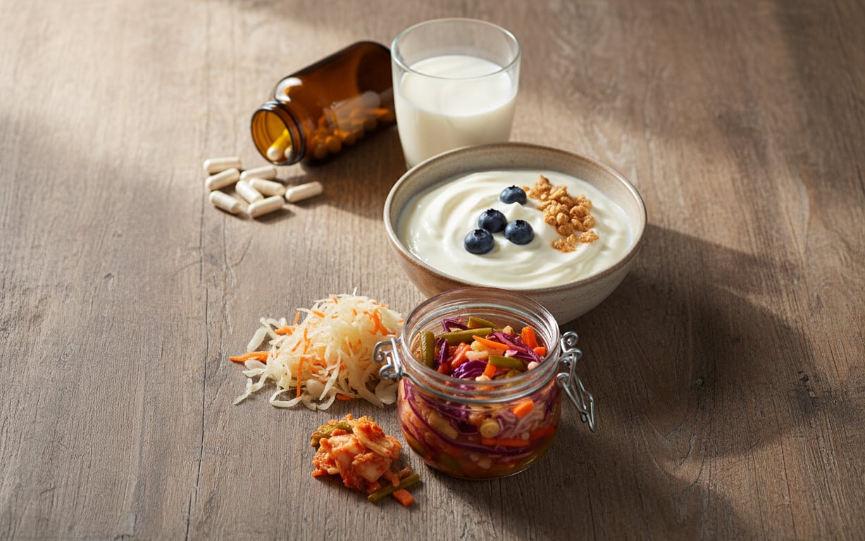 Beneficiile Lactobacillus johnsonii (mancaruri fermentate, muraturi, iaurt cu fructe si musli)