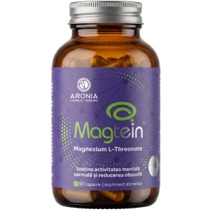 Magtein® Magnesium L-Threonate la 667 mg — 90 capsule cu magneziu patentat, pentru sănătatea creierului și susținerea funcțiilor cognitive