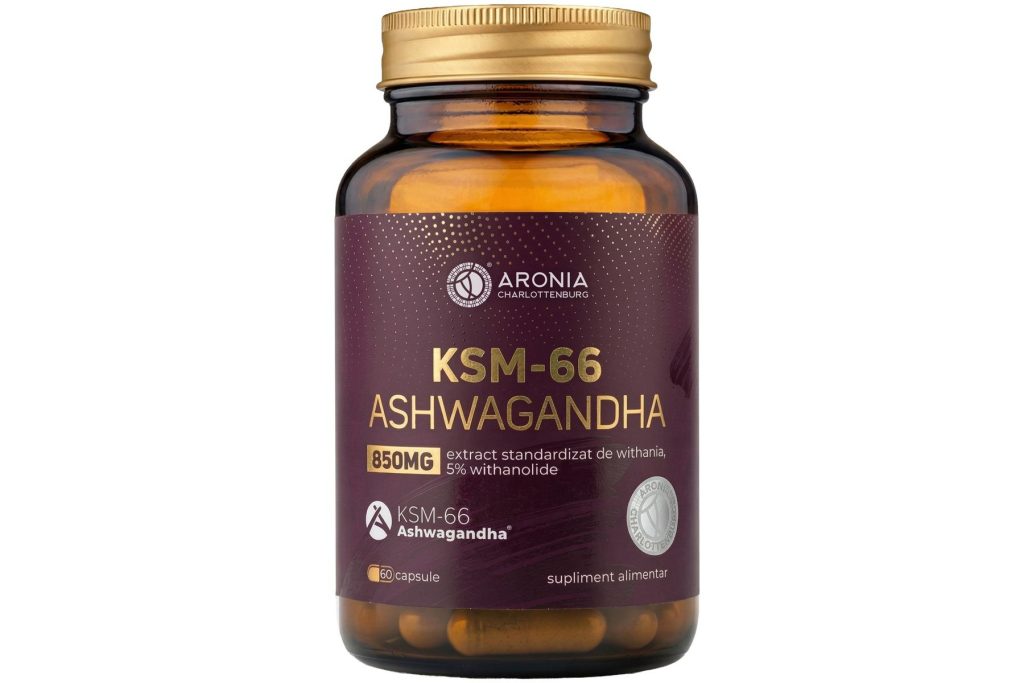 Ashwagandha KSM 66 la 850 mg