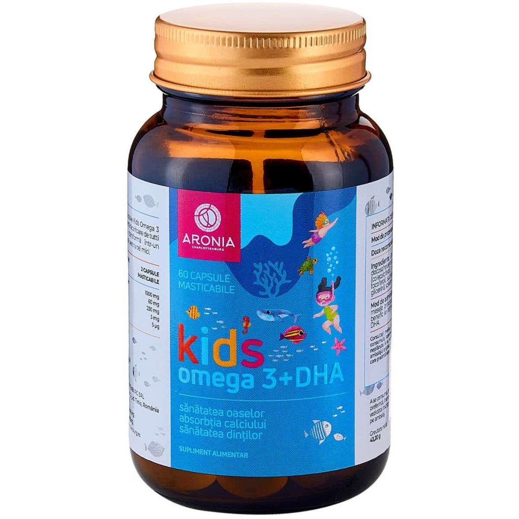 2. Cearcane la copii Kids Omega 3 + DHA