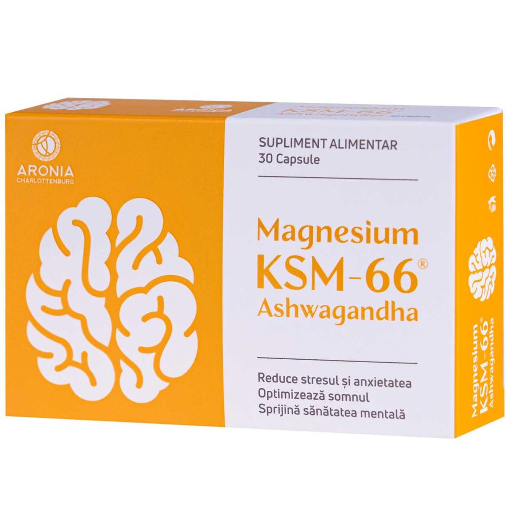 2. sistemul nervos Magnesium + Ashwagandha KSM 66