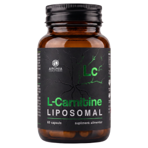 L-Carnitine Liposomal — 60 capsule cu L-Carnitină L-Tartrat în format lipozomal, pentru susținerea energie, metabolismului și performanței fizice