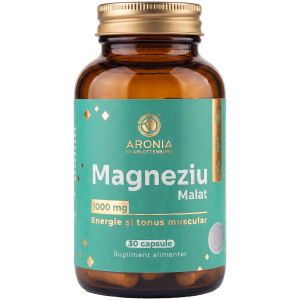 Magneziu Malat 1000 mg — 30 capsule pentru energie, mușchi și un corp mai odihnit