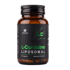 L-Carnitine Liposomal — 60 capsule cu L-Carnitină L-Tartrat în format lipozomal, pentru susținerea energie, metabolismului și performanței fizice