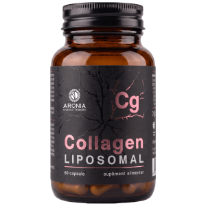 Collagen Liposomal — 60 de capsule cu colagen marin hidrolizat, pentru sănătatea pielii și confort în mișcare