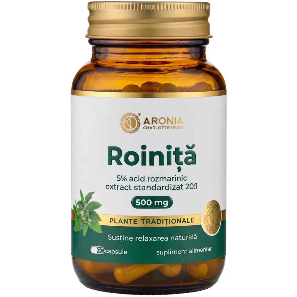 2. Ce este acidul rozmarinic si cum actioneaza in organism Roinita 500 mg — 60 capsule