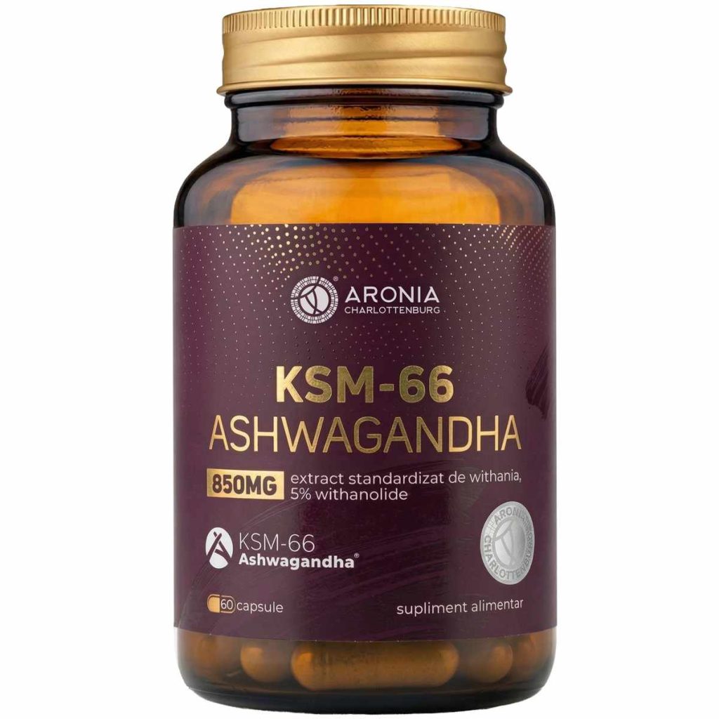 Ashwagandha KSM 66® la 850 mg