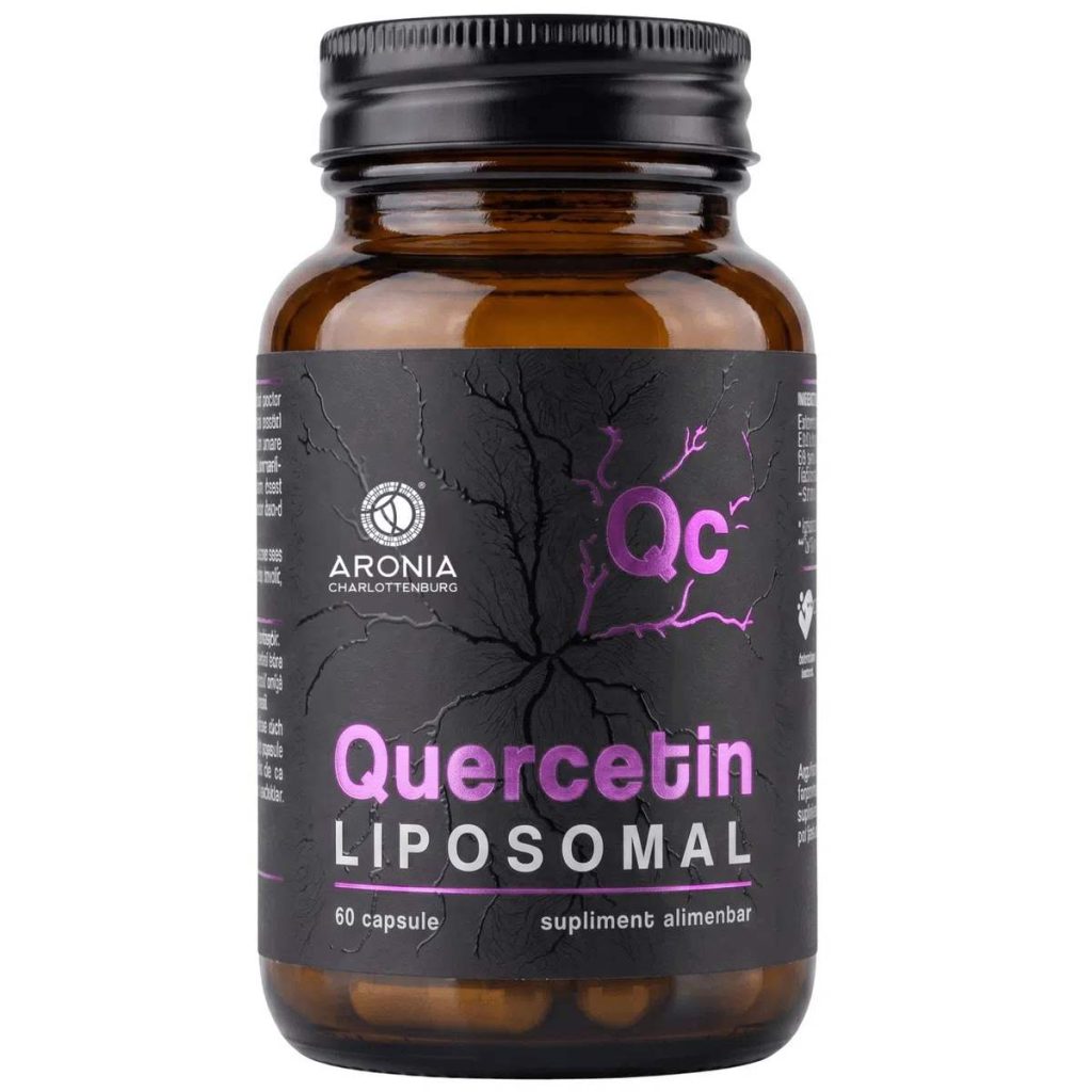 2. Quercetina lipozomala vs quercetina standard care este diferenta Quercetina Lipozomala — 60 capsule