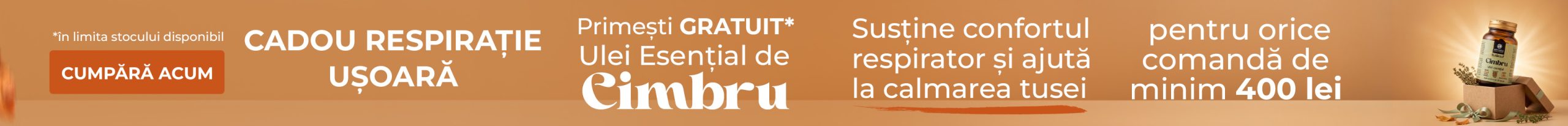 Cadou: Ulei Esențial de Cimbru