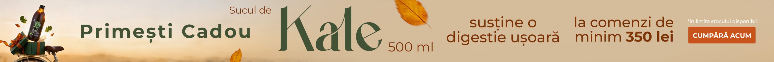 Cadou: Suc de Kale 500 ml