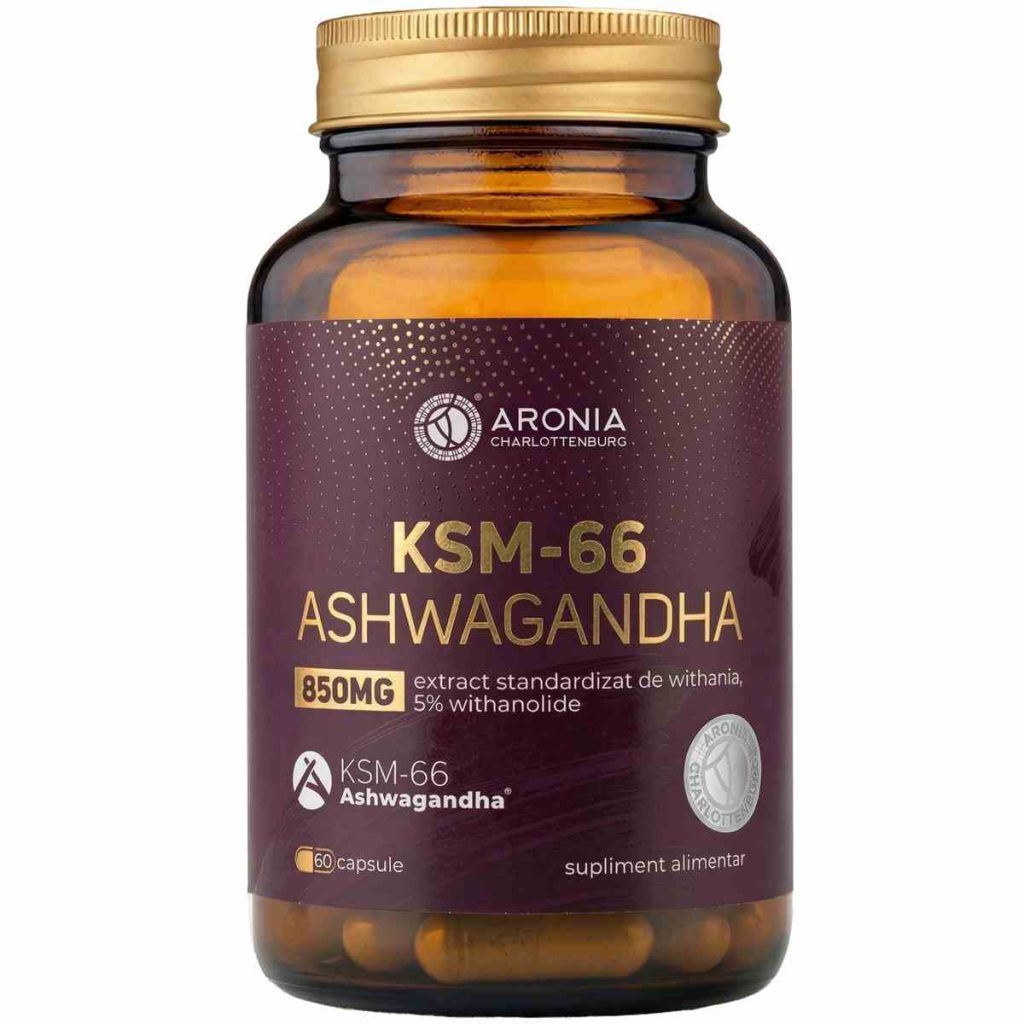 Ashwagandha KSM 66® la 850 mg