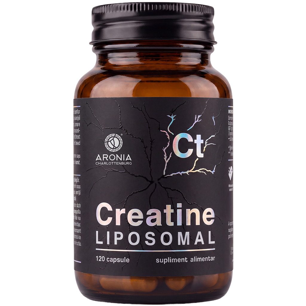 Creatină Lipozomală: 120 capsule cu LIPOSOVIT® – CREATINE DIRECT, pentru mușchi, forță și progres în sală