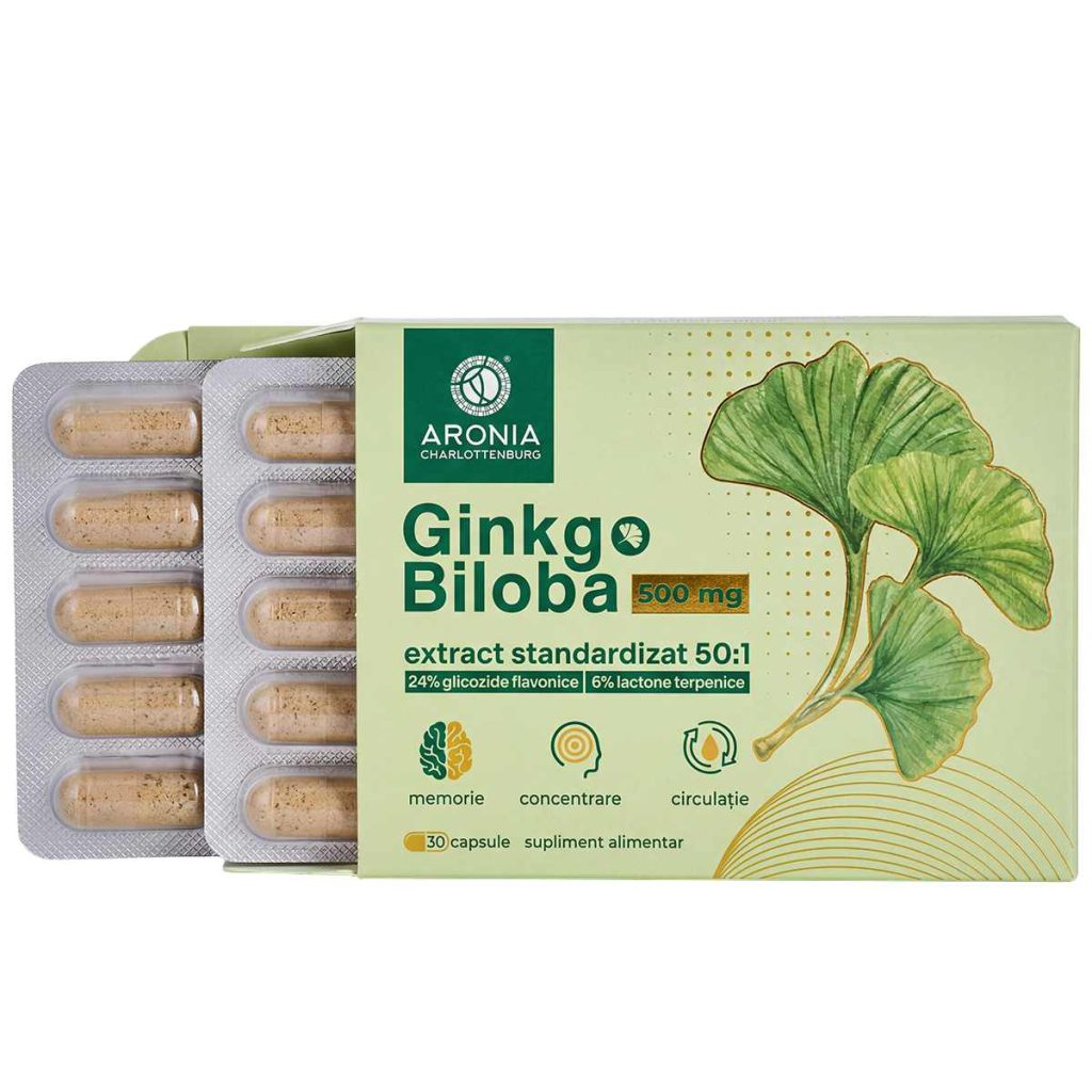 6. Ginkgo Biloba 500 mg — 30 capsule