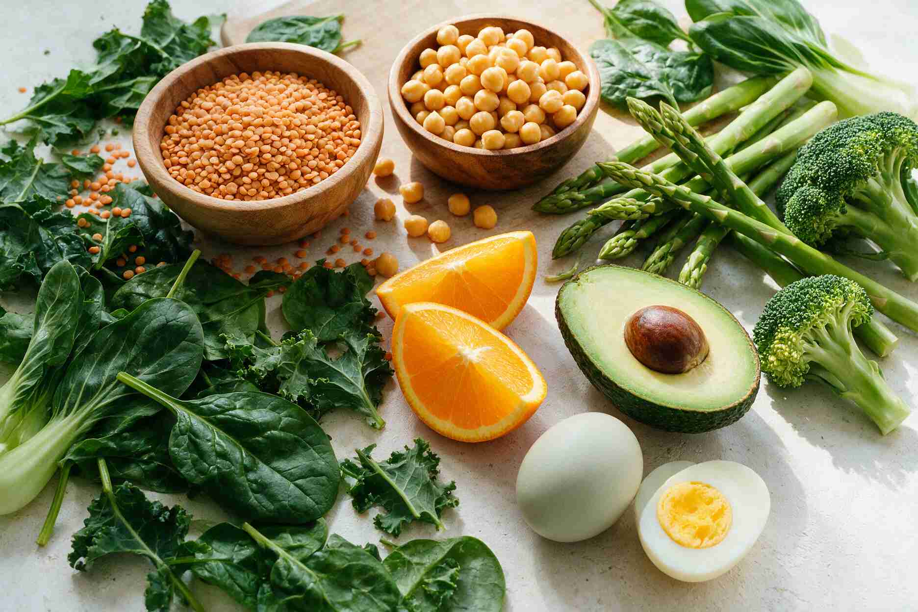 Alimente bogate in acid folic ce sa incluzi in meniul zilnic