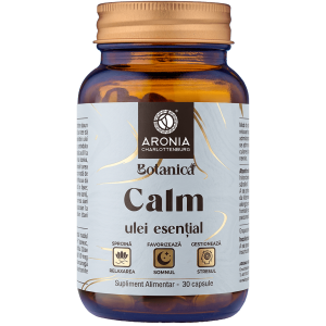 Ulei Esențial Calm — capsule cu 5 uleiuri esențiale pentru relaxare profundă, somn liniștit și gestionarea stresului | Botanica
