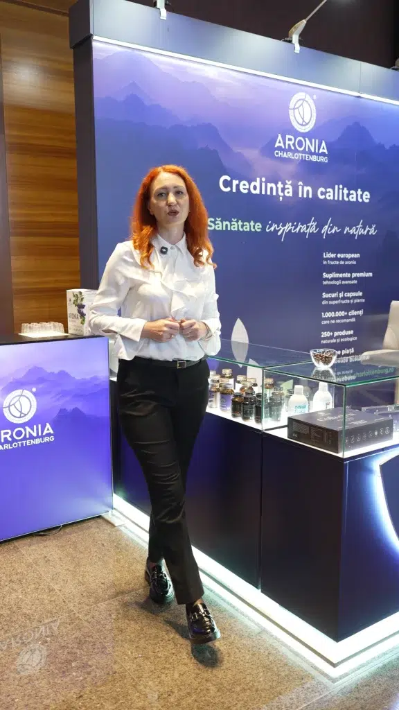 Standul Aronia Charlottenburg cu suplimente premium la Business Days Timișoara