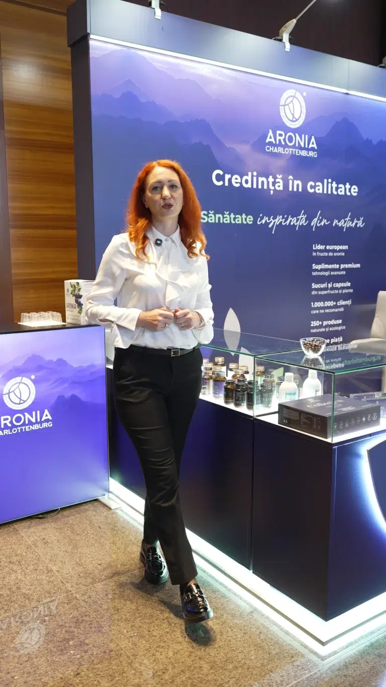 Standul Aronia Charlottenburg cu suplimente premium la Business Days Timișoara