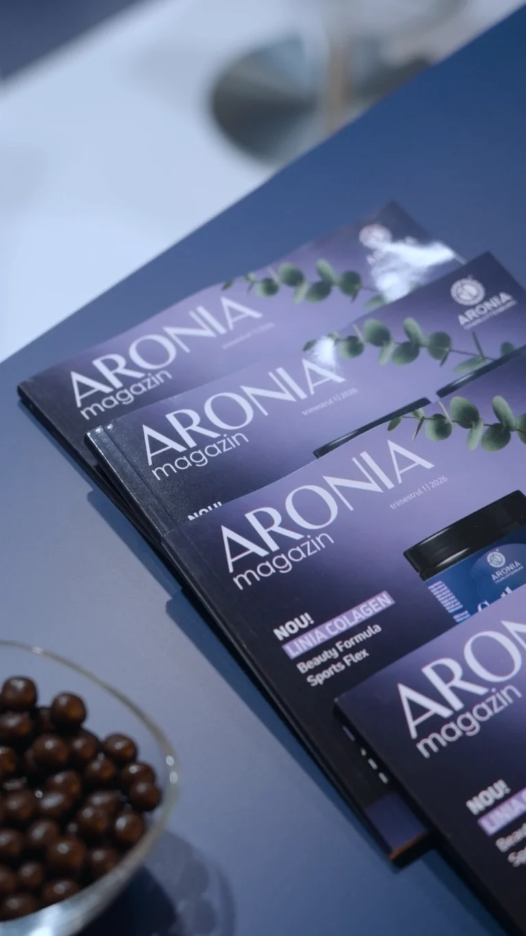 Revista Aronia Magazin la standul Aronia Charlottenburg, conferința din Iași